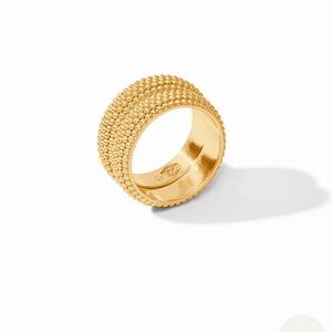 Julie Vos Gold Beaded Eternity Ring Duet